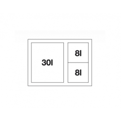 Sortownik odpadów Blanco SELECT XL 60/3 520 780
